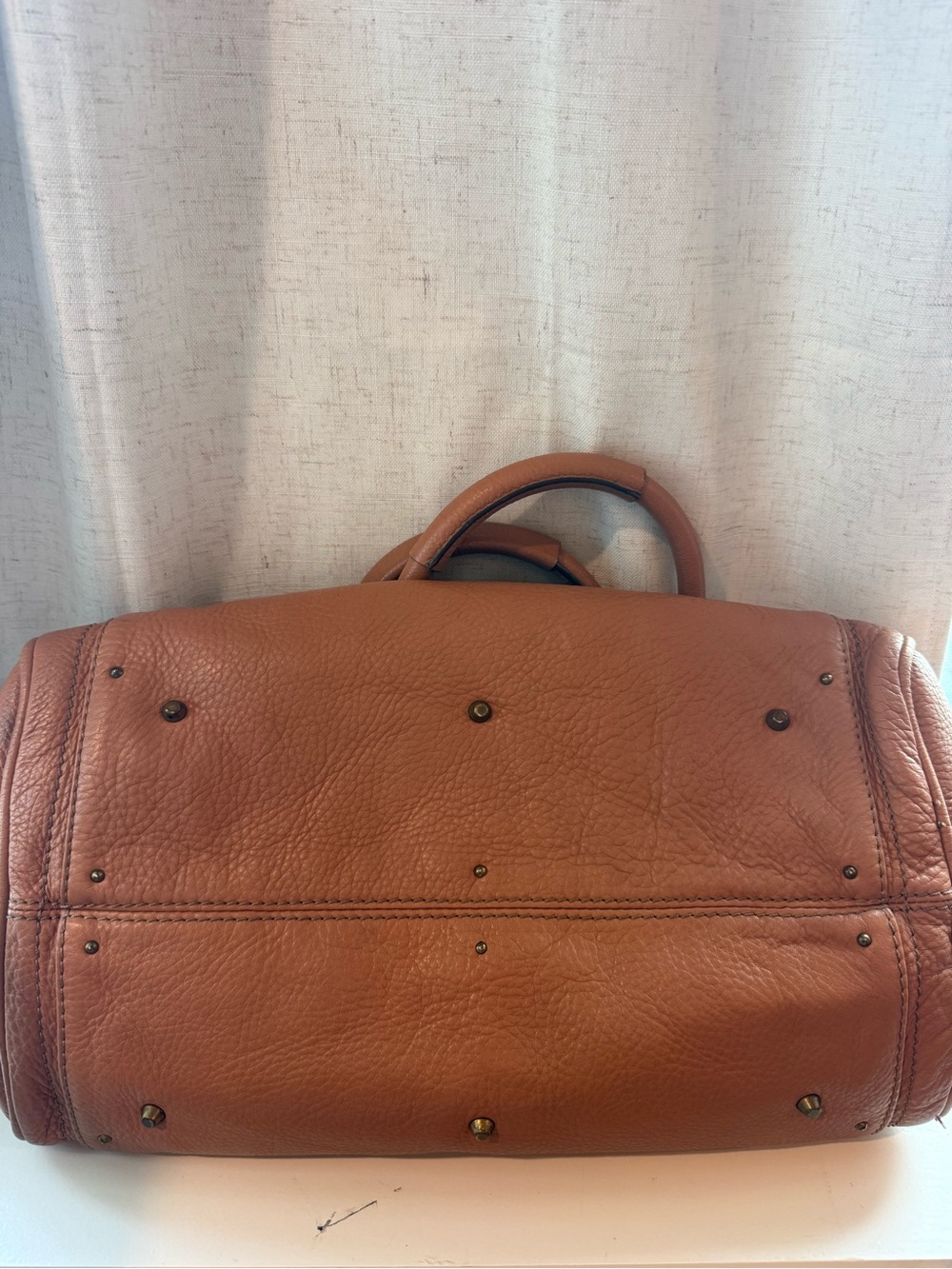 Chloe paddington Brown Leather Shoulder Bag with Gold Hardware - Picture 3 of 11